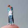 1/64 Diorama Figure Miniature Layout Hand Painted 2.8cm Height Resin Character Couples Street People