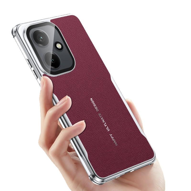 Применимо к чехлу для мобильного телефона Honor 111pro простой кожаный держатель для линзы Honor 111 всесторонний противоударный новый защитный чехол модный