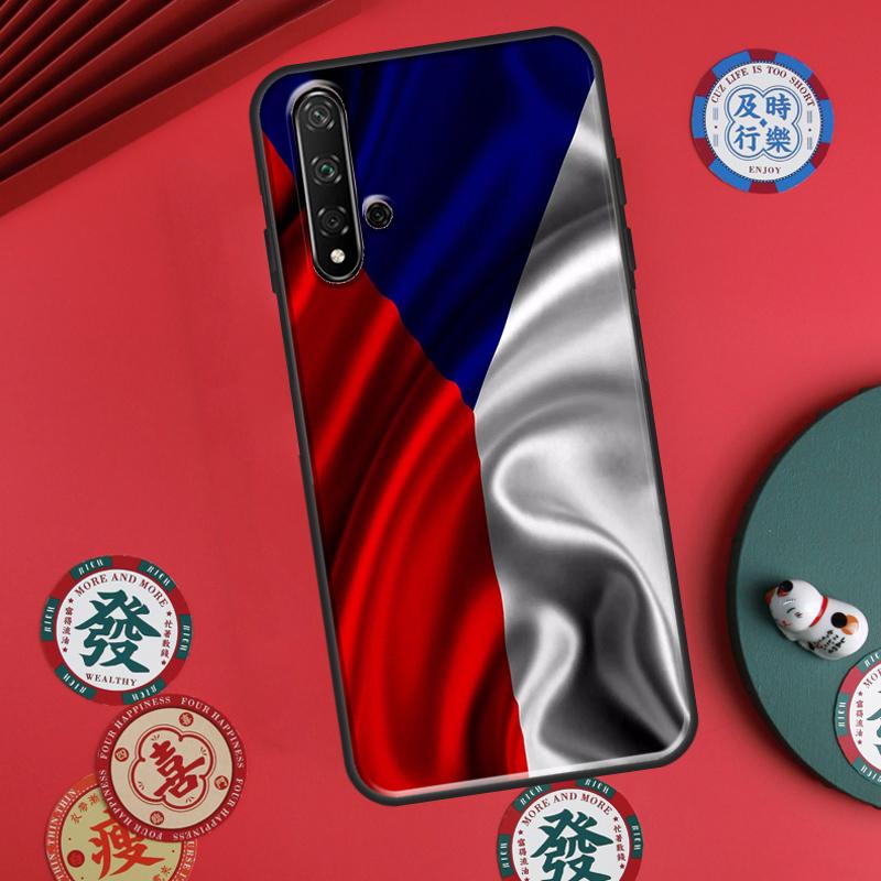 Czech Republic Flag For Huawei P20 P30 P40 Lite P60 Pro Nova 12i 11i 8i 12s 9 10 SE Y90 Y60 Y70 Y72 Y61 Y91 Case