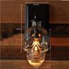 Vintage Country Style Skeleton Wall Lamp Antique Decorative Loft Bar Halloween Aisle Corridor