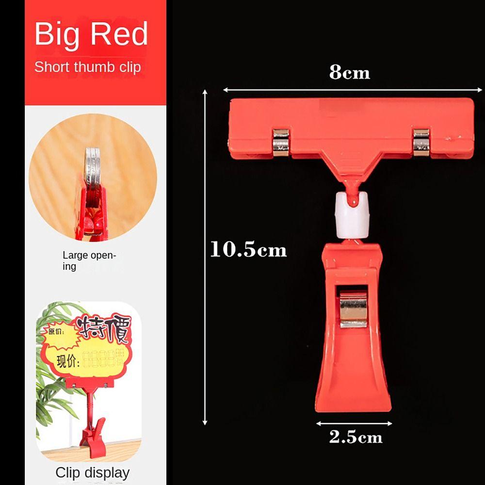 Large Opening Price Label Tag Clip Price Sign Displayer Bakery Supermarket Restaurant Menu