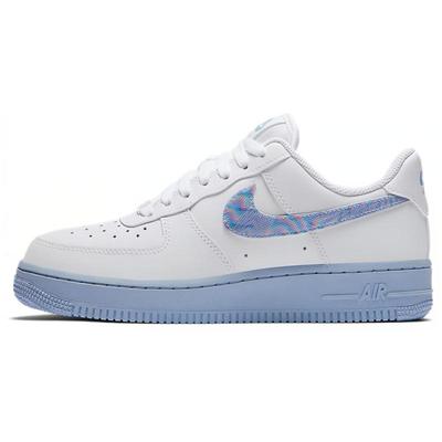 Женские кроссовки Air Force 1 Low Белые/Водородно-голубые CZ0377-100
