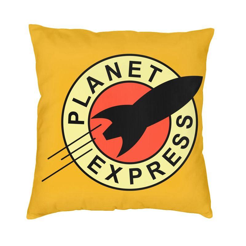 Наволочка Planet Express 40*40 см, украшение для дома, космическая ракета, космический корабль, наволочка, квадратное постельное белье, наволочка для дивана