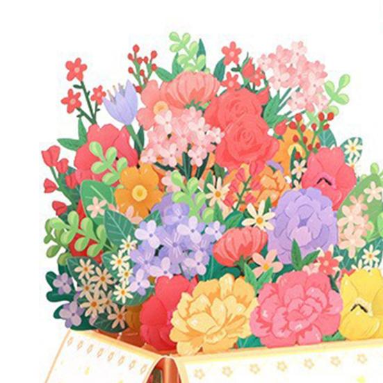 С Днем матери Всплывающие открытки 3D Поздравительная открытка с цветами Подарок для мамы Крестной мамы Мачехи Сестры Свекрови Жены