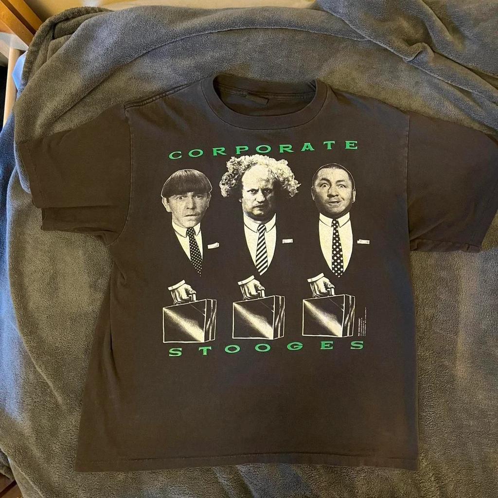 Three Stooges Corporate Stooges Tee Unisex T-Shirt Full Size Reprint