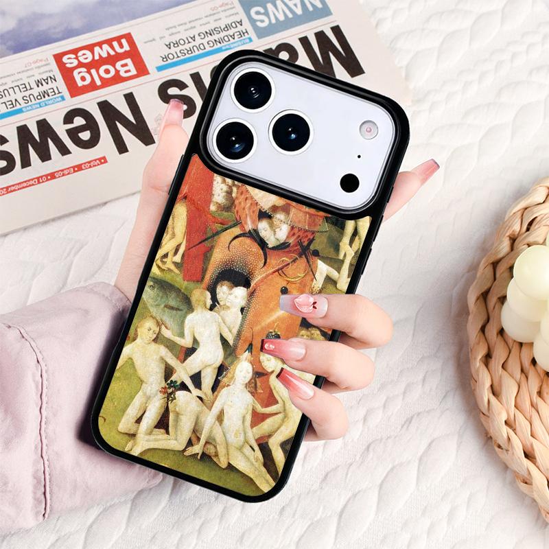 Hieronymus Bosch Art Phone Case For IPhone 17 16e 15 14 13 12 11 Pro Max Air Mini Soft Protective Cover