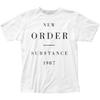 New Order Substance 1987 T Shirt Mens Rock And Roll Music Classic Band Tee White