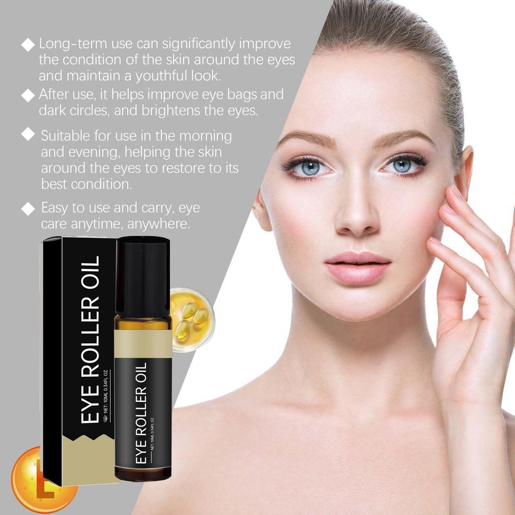 Укрепляющее масло для век, увлажняющее, смягчающее кожу вокруг глаз, освежающее массажное масло, 10 мл