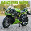 1/12 Kawasaki NIJIA ZX6R мотоцикл игрушечная модель легкосплавного автомобиля переднее колесо левое правое рулевое колесо подвеска транспортное средство детский подарок