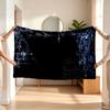 Dark Gothic (28) Flannel blanket a soft accent for the bedroom and living room and a cozy home gift