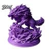 Волк Настольное украшение 3D-печатная статуэтка Воющая фигурка