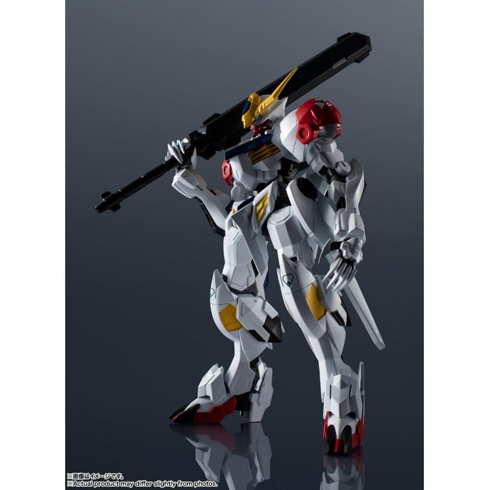 GUNDAM UNIVERSE Мобильный костюм Gundam Iron-Blooded Orphans ASW-G-08 GUNDAM BARBATOS LUPUS Приблизительно 160 мм окрашенная подвижная фигурка из ПВХ и АБС