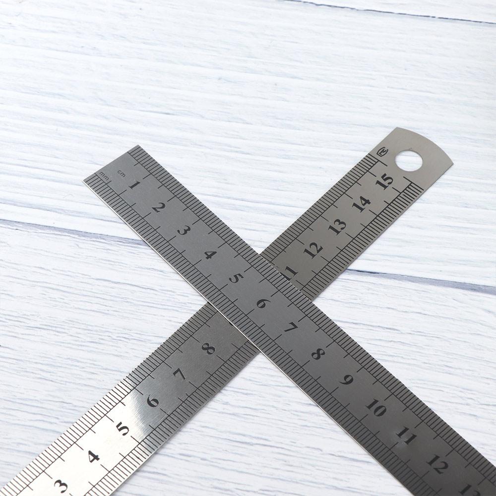 Durable Precision Double Sided School Measuring Tool Straight Ruler Stationery Drafting Supplies