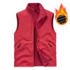 Men's Double-sided Velvet Vest with Warm Vest for Autumn and Winter, Casual Plus Size Camisole Jacket