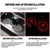 qdkws4 1/2Pcs Led Lights Car Coaster Luminous Water Cup Anti-slip Mat For Citroen Picasso C4L C-ELYSEE Berlingo C3 C5 Aircross Xsara