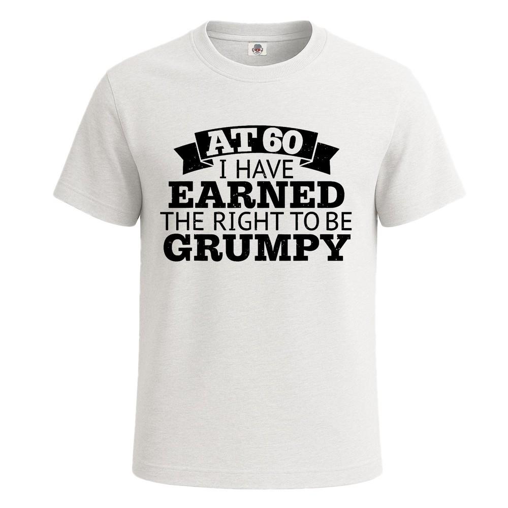 60Th birthday t 60 year old grumpy funny novelty party mens tshirt gift tee top