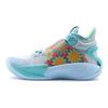 Баскетбольные кроссовки Li Ning Sonic 9 с амортизацией, противоскользящие, износостойкие, средней высоты, мужские баскетбольные кроссовки сине-серого цвета ABAR011-8
