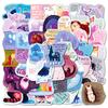 50 Pieces of Healing Text Stickers Cute Cartoon Daily Stickers Hand Account Stickers Diary DIY Decorative Material Stickers