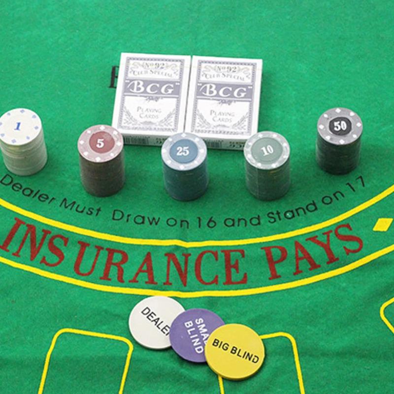 Набор покерных фишек для техасского холдема, блэкджека, казино, азартных игр с набором из 300 покерных фишек, 300 фишек для техасского холдема