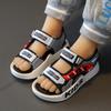 Модные летние повседневные дышащие спортивные сандалии на мягкой подошве с противоскользящей поверхностью для мальчиков