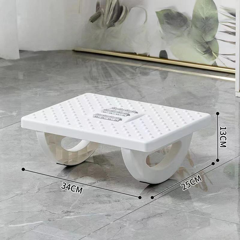 Подставка для ног под стол, эргономичный табурет для ног, портативная подставка для ног с роликовым массажем для снятия давления для работы в домашнем офисе