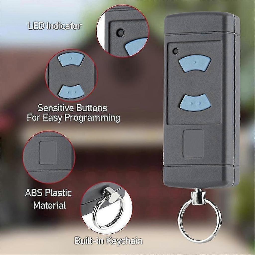 2 Pack Garage Door Remote Handheld Transmitter Replacement for HSE2-868 HS4-868 HSM4-868 Promatic less