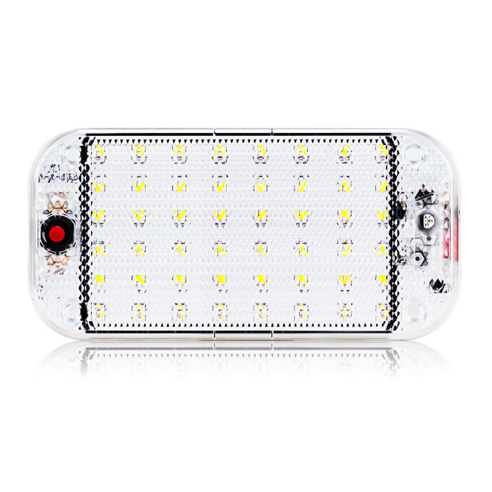 НОВЫЙ 72LED 12V-80V светодиодный автомобильный купольный светильник для чтения на крышу автомобиля, внутреннее освещение автомобиля