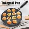 Takoyaki Pan 12 Cavities Takoyaki Maker Skillet Aluminum Alloy Nonstick Grill Pan Cooking Plate for Octopus Balls Pancake