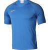 Comfortable Pullover V-Neck Short Sleeve Soccer Shirt Men Tops Blue AT5871-436