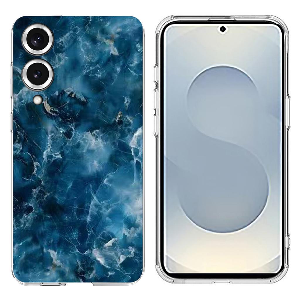 Мягкий ТПУ чехол для Samsung Galaxy S25 Edge с печатью мраморного узора, чехол для телефона