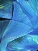 Mermaid Himeji Texture Pleated Fabric Crepe By The Meter for Clothes Stage Decoration Sewing Designer Cloth Glossy White Blue