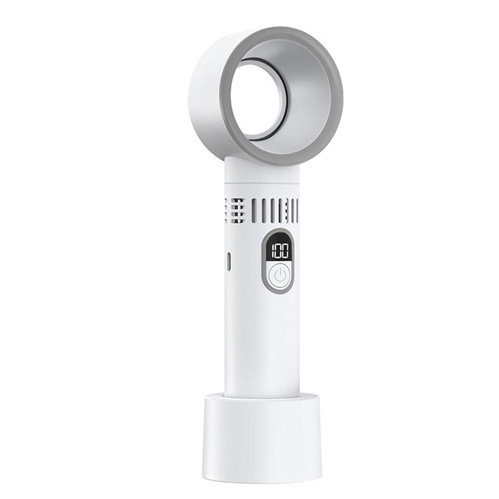 Bladeless Handheld Fan With Digital Display Digital Display Personal-Cooling Device For Adult Kids