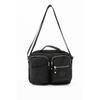 Women's Multi-pocket Waterproof Satin Fabric Adjustable Cross Strap Shoulder Bag