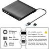 Внешний CD DVD привод, USB C Записывающее устройство Type C USB 3.0 CD DVD RAM Записывающий комбинированный привод Высокоскоростной Перезаписывающее устройство Для Ноутбука Ноутбука ПК Настольного компьютера