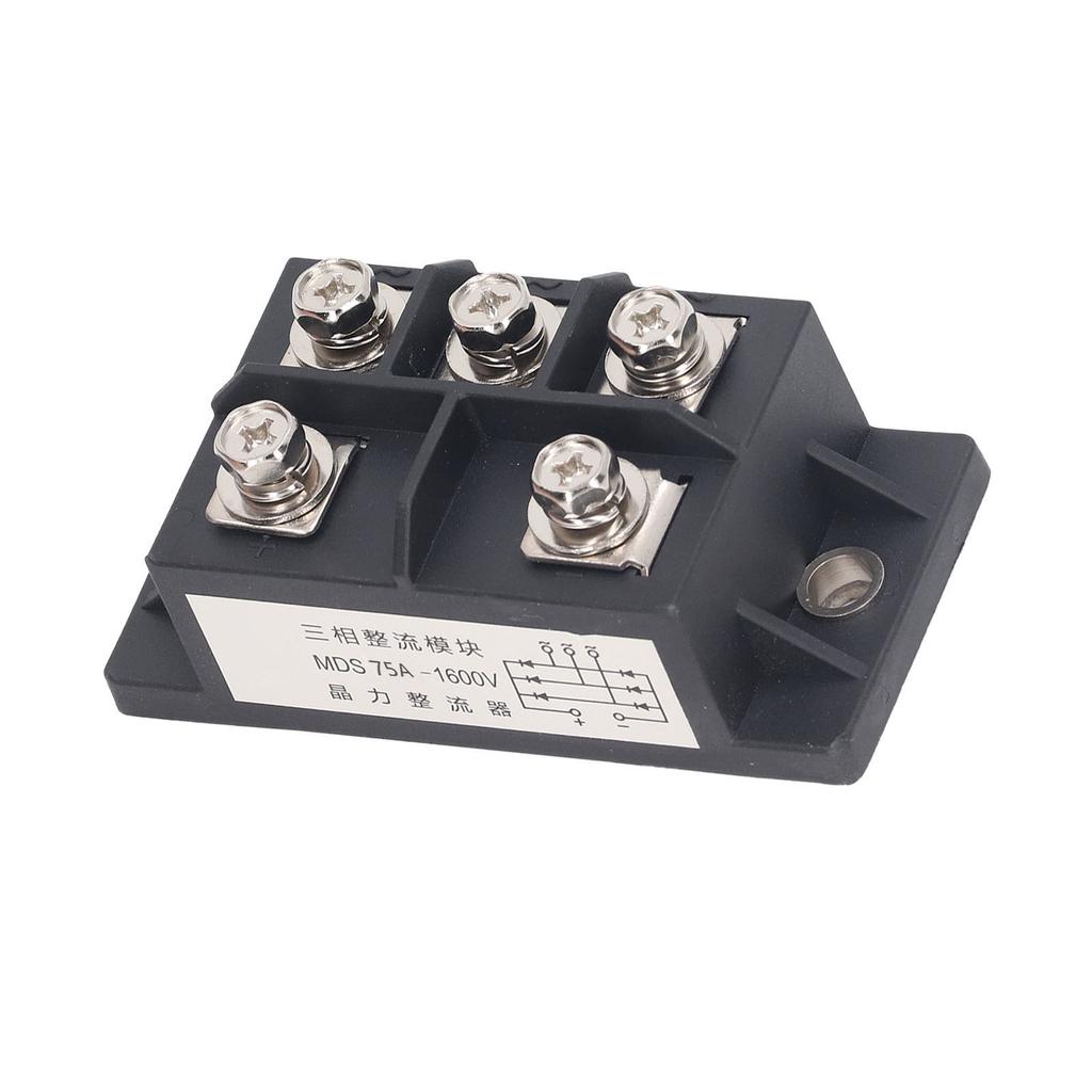 Трехфазный мостовой выпрямитель 75А 5 выводов ABS латунь отвод тепла диодный выпрямитель силовой модуль