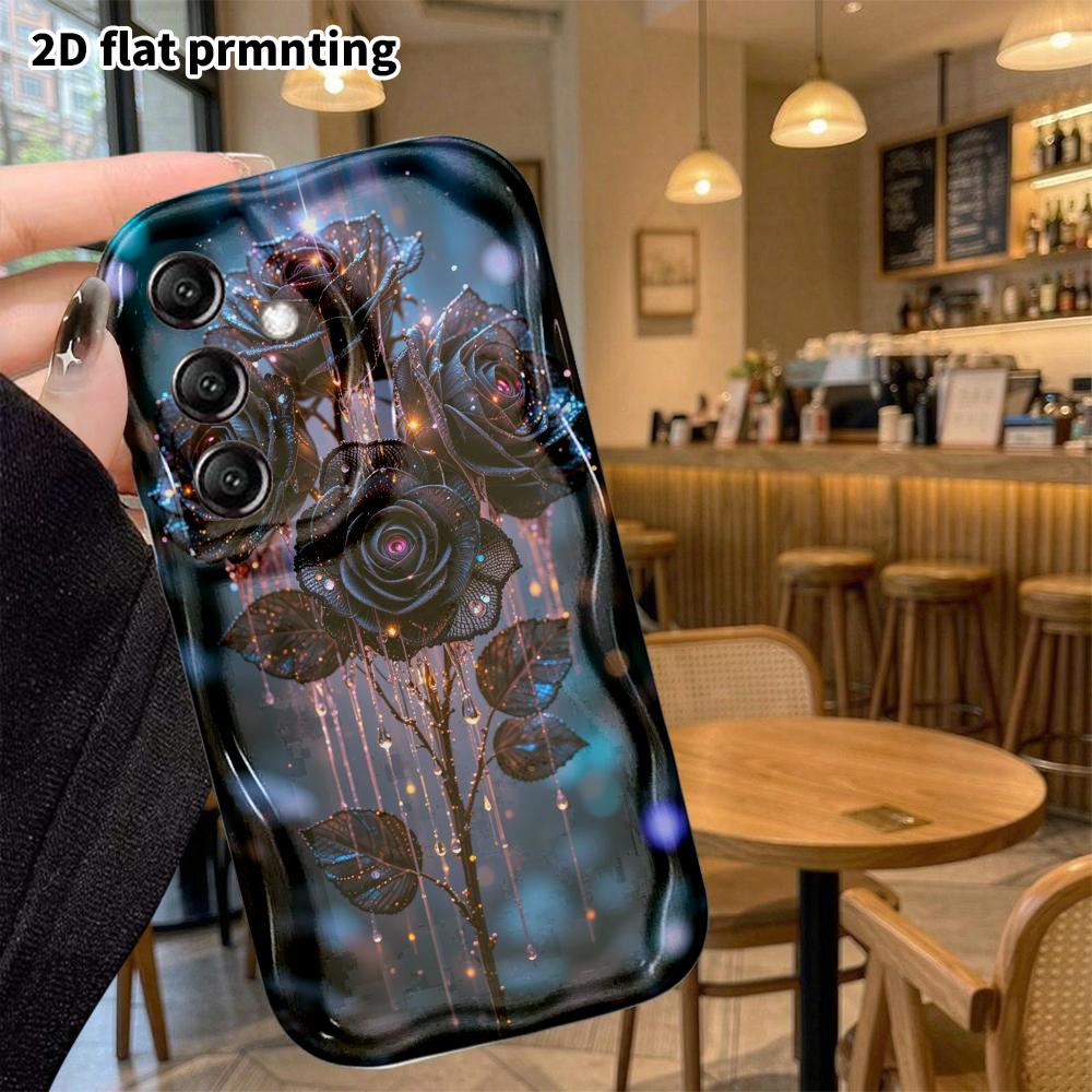 Phone Case: 2D Flat Samsung Galaxy A34 A35 S20 S22 S21 FE Plus Ultra Protective Case, Four Bouquets, Christmas and Halloween Gifts