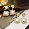 Korean Geometric Pearl Ear Clips: Simple, Luxurious, and Trendy Earrings for Women (No Piercing Required)