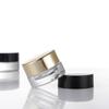 Black Gold Eye Cream Pots Mini Makeup Jar Refillable Bottles Glass Lotion Vials Cosmetic Container
