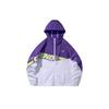 Li Ning Logo Printed Color Block Hooded Jacket Men Jackets Bright-Lotus-Purple AFDQ217-2