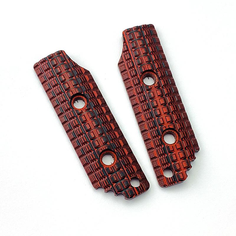 1 Pair 9 Colors G10 Fixed Blade Small Size Frag Grips Scales for Strider SA SA-L DB DB-L PR LD DL EB/DB Knives DIY Make Part