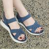 2025 Summer New Sandals For Women Light Sports Style Comfortable Rubber Large Size Woven Shoes Versatile Breathable Casual
