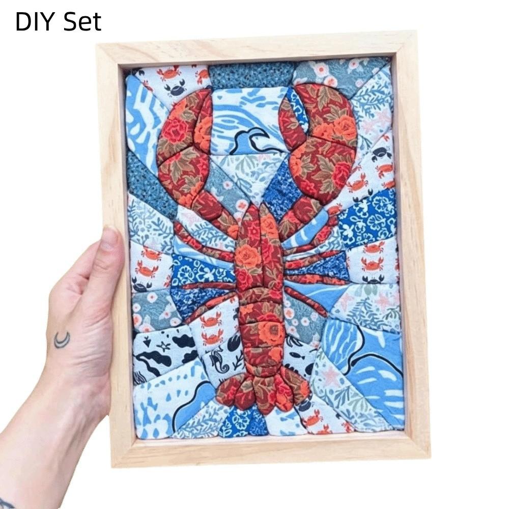 Handmade Embroidery Kit DIY Fabric Embroidery Kit Embroidery Supplies Needlework Kit Gift