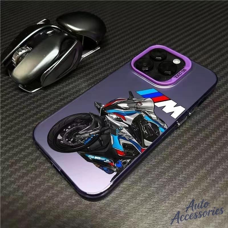 Для Bmw M Power Логотип M2 M4 M5 M6 Чехол для телефона автомобиля Для IPhone 17 Pro Max 16 15 14 Pro Max 13 11 X Xs Xr 8 7Plus Оболочка телефона Наклейка mkhr65
