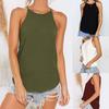 Slim Women Vest Bright-colored Cotton Blend Casual Style Skin-friendly Summer Vest for Dating