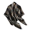 2024 Autumn And Winter New Imitation Cashmere Plaid Scarf Long Triangular Scarf Warm Scarf Women'S Thick Shawl Versatile