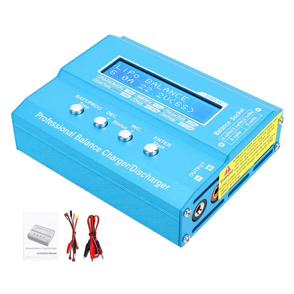 Professional Balance Charger Discharger, Battery Charger for LiPo LiHV LiFe LiIon Batteries