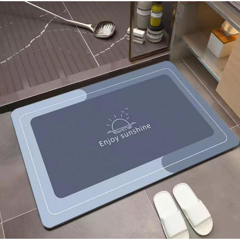 Light Luxury Crystal Velvet Floor Mat Household Non-slip Wear-resistant Tailoring Porch Floor Mat Dirty and Washable Entry Door Foot Mat