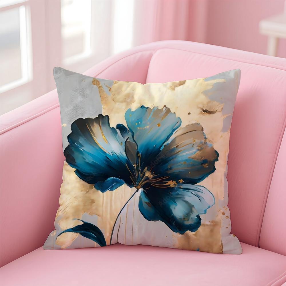 Популярная Масляная Живопись Цветочный Элегантный Наволочка Удобная Двусторонняя Наволочка Идеально подходит для Автомобиля Дивана Спальни и Не только