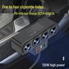 2024 Universal Car Charger: 4-Port Cigarette Lighter with QC3.0, USB, and PD Fast Charging for 12V/24V
