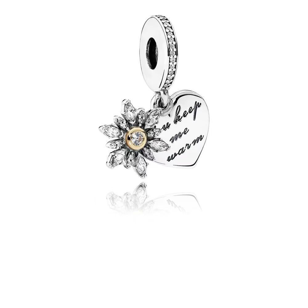 S925 Silver Jewelry DIY Charms Set With Eiffel Tower High Heels Dolphin Palm Tree Heart Wings Pendants Handmade Craft Gift Accessories